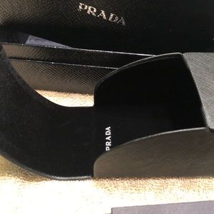 Prada sunglass case with box.